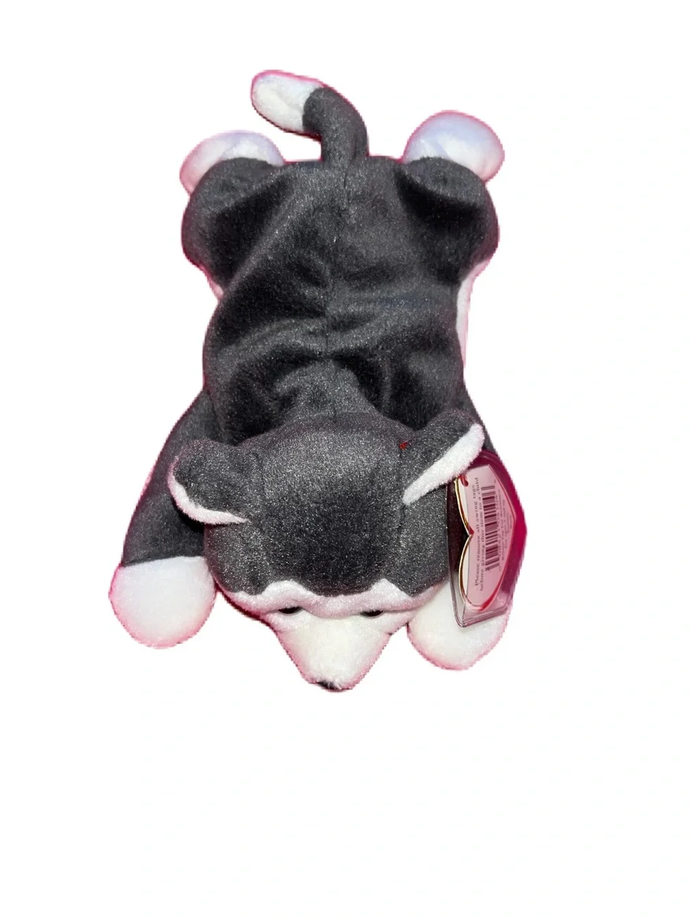 Ty Nanook Plush Husky Dog Toy - Gray & White Soft Pet Plush
